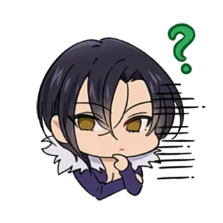 ❓ 2309dd9b Merlin The Seven Deadly Sins 动漫, 梅林, 七大罪, 问号, 思考, 可爱, Q版 telegram sticker