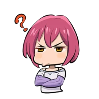 ❓ df4d6e45 Gowther Seven Deadly Sins 动漫, 漫画, 问题, 困惑, 哥塞尔, 七大罪 telegram sticker