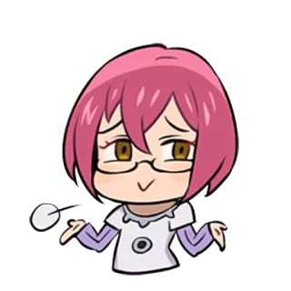 😜 f921843f Gowther Seven Deadly Sins 动漫, 角色, 哥塞尔, 七大罪, 漫画, 眼镜 telegram sticker