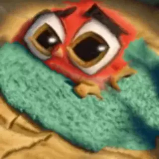 🥺 a27415e6 vogel, rot, tier, süß, cartoon telegram sticker