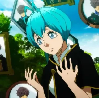 👑 7ca28d7a Mimosa Vermillion Black Clover Anime, Black Clover, Mimosa Vermillion, Postać, słodki, Magia, Czarodziej whatsapp sticker