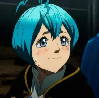 👑 965b1943 Nero Black Clover Anime, Manga, Nero, Black Clover, Słodkie, Niebieskie włosy whatsapp sticker