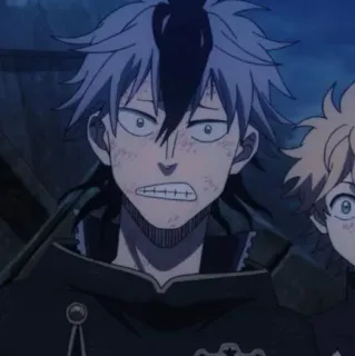 👑 9cbd87af Luck Voltia Black Clover Anime, Postać, Luck Voltia, Black Clover whatsapp sticker