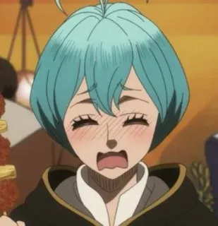 👑 d059a9f1 Mimosa Vermillion Black Clover Anime, Postać, Black Clover, Mimosa Vermillion, Słodkie, Rumieniec whatsapp sticker