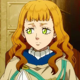 👑 f140e461 Mimosa Vermillion Black Clover Anime, Postać, Mimosa Vermillion, Black Clover whatsapp sticker