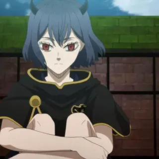 👑 f9014b96 Nero Black Clover Anime, Black Clover, Nero, Fanart whatsapp sticker