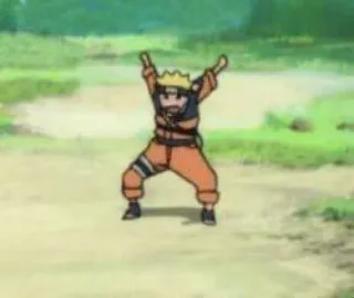 🎌 21110f71 Naruto Uzumaki Naruto anime, Naruto, engraçado, dança, celebração whatsapp sticker