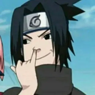 🎌 25f2467f Sasuke Uchiha Naruto Anime, Naruto, Sasuke, Uchiha, Engraçado, Personagem whatsapp sticker
