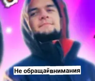 😃 ff939192 Не обращай внимания telegram sticker