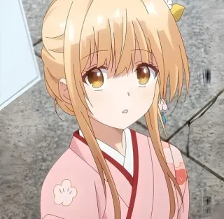 😮 9a0ef257 애니메이션, 소녀, 기모노, 귀여운, 일본 telegram sticker