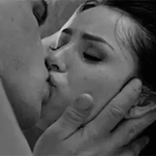 🥀 cd1a2784 beso, romance, pareja, amor, intimidad telegram sticker