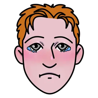 😢 39ee9b41 伤心, 哭泣, 情绪化, 沮丧, 含泪, 脸 telegram sticker