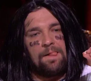 😜 2c4e3e5f Gaz Si 개즈, Si, 남자, 가발 telegram sticker