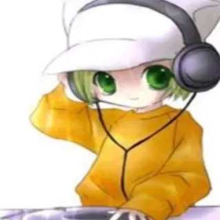 🎧 753bcbd4 Anime, Manga, Telinga kucing, Musik, Headphone, Kartun whatsapp sticker