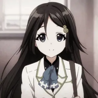 🌸 59f967f0 Anime, Gadis, Seragam sekolah, Imut telegram sticker