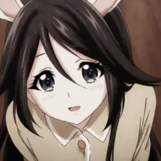 🌸 5b25689e Anime, Bunny Girl, Imut, Kawaii, Manga, Kartun telegram sticker