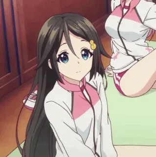 🌸 672cedc3 gadis anime, imut, kawaii, kartun, animasi, perempuan, jepang telegram sticker