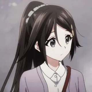 🌸 97d1e26e Anime, Gadis, Potret, Kartun telegram sticker