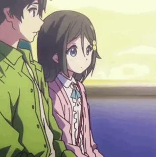 🌸 a32cf7dd Anime, Pasangan, Gadis, Anak laki-laki telegram sticker