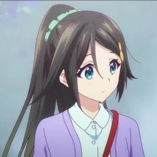 🌸 a4136540 anime, gadis, kartun, karakter, potret, ilustrasi telegram sticker