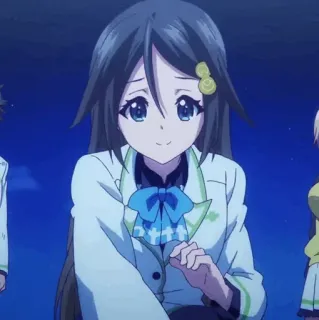 🌸 d9f965c4 Anime, Gadis, Seragam sekolah, Kartun, Potret telegram sticker