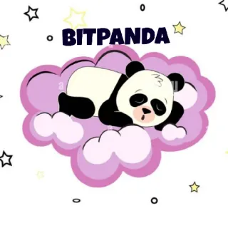 😴 fe8474bc BITPANDA Panda, Lindo, Nube, Animal, Oso, Durmiendo telegram sticker