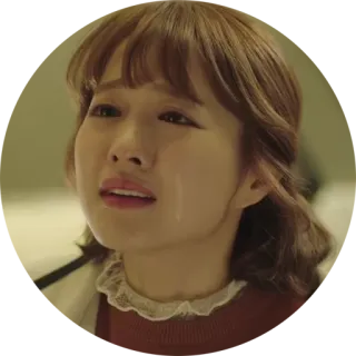 😭 26b96cc9 悲しい, 泣く, 感情的, 女性, 涙, ポートレート telegram sticker