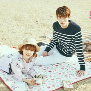 💑 26caa18c pasangan, piknik, taman, cinta, romantis, bahagia, potret telegram sticker