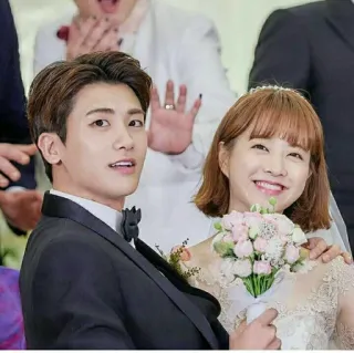 👰 a45caf2a pernikahan, pengantin wanita, pengantin pria, pasangan, romansa, cinta telegram sticker