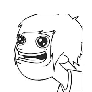 😍 28b5c431 desenho animado, personagem, desenho, animação, rosto telegram sticker