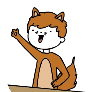 😸 2d356870 Desenho animado, Gato, Animal, Peludo, Fofo, Personagem telegram sticker