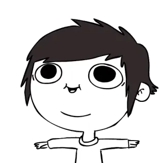 😄 3529c4ab Desenho animado, Personagem, Ilustração, Desenho telegram sticker