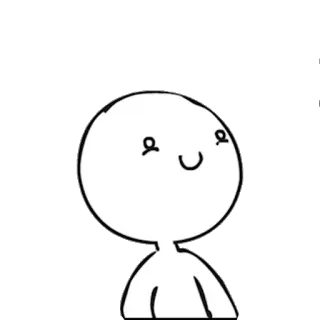 😊 7a73b4ee boneco palito, desenho animado, fofo, simples, personagem telegram sticker