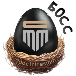 🤘 fae7da56 БОСС
@doctrinesmm œuf, nid, logo, doctrinesmm, russe, texte telegram sticker