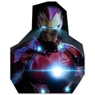 🎆 30656653 Iron Man 아이언맨, 슈퍼히어로, 마블, 만화 캐릭터, 갑옷, 토니 스타크 telegram sticker