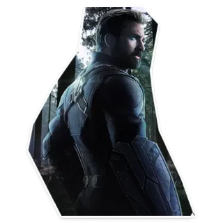 🎆 b04424cd Captain America 캡틴 아메리카, 슈퍼히어로, 마블, 어벤져스, 만화, 크리스 에반스 telegram sticker