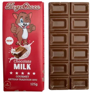 🍫 95400c44 NEW!
Chocolate
MILK cioccolato, doge, cioccolato al latte, dolce, cibo, caramella, dessert telegram sticker