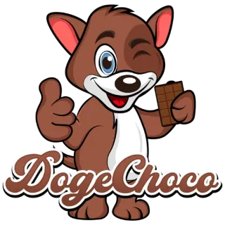 🍫 c10762d2 DogeChoco cane, cioccolato, cartone animato, carino, animale, dolce telegram sticker