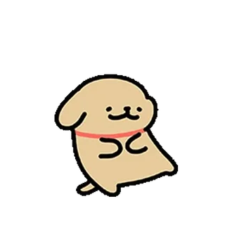 😊 0ec15257 cane, carino, cucciolo, cartone animato, animale, animale domestico, felice telegram sticker