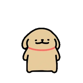 😊 561e985c cane, animale domestico, animale, carino, cartone animato, adesivo telegram sticker