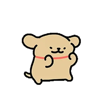 😊 75b0b33c cane, carino, cartone animato, animale, animale domestico, kawaii telegram sticker