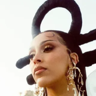 🐚 37cb0b92 Doja Cat 歌手, 名人, 流行明星, 音乐, Doja Cat telegram sticker