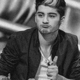 👍 f9358733 Zayn Malik 가수, 유명인, 흑백, 인물 사진 whatsapp sticker