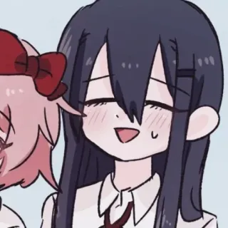 ☺️ c0c2e359 Anime, Dessin animé, Fille, Mignon telegram sticker