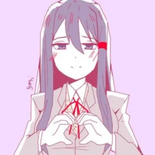 Ddlc telegram stickers