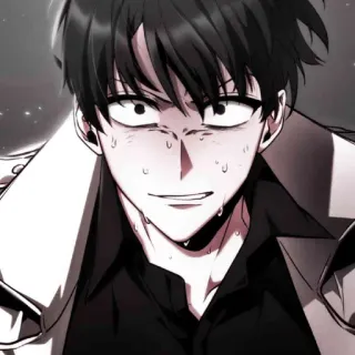 📖 01dff1cb 애니메이션, 남자, 땀, 표정, 공포, 캐릭터, 만화 telegram sticker