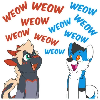 😱 e24d3d5a WEOW WEOW WEOW WEOW WEOW WEOW WEOW WEOW 動物, もふもふ, 漫画, 可愛い, 幸せ, 犬, ヤギ telegram sticker