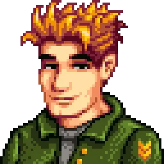 😊 2276b4e3 Shane Stardew Valley 星露谷物语, 肖恩, 游戏, 像素画 telegram sticker
