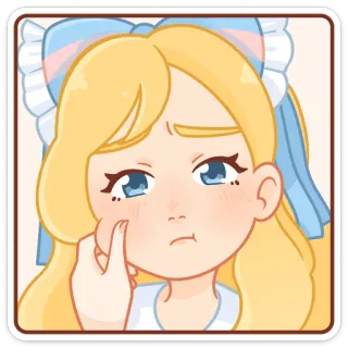 Долли @nyasticks telegram stickers