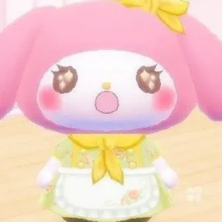 😯 03e96ad7 My Melody sanrio, cute, kawaii, pink, cartoon, character, melody telegram sticker